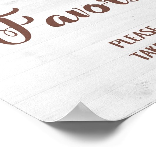 ひまわりの花のパーティーまたはシャワー記号 ポスター (角)