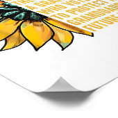 ひまわりの花はおばあちゃんの力を過小評価しない ポスター (角)