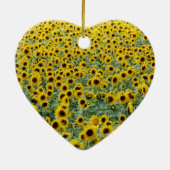 ひまわりの花を作る引用文 セラミックオーナメント (裏面)