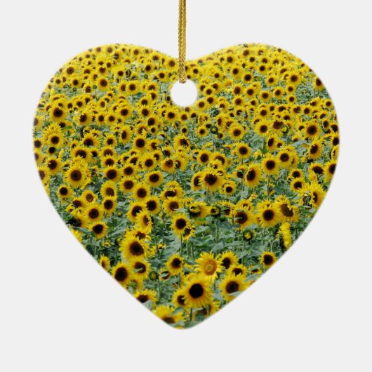 ひまわりの花を作る引用文 セラミックオーナメント (裏面)