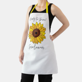 ひまわりの花を咲かせるひまわり エプロン