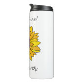 ひまわりの花を咲かせるひまわり タンブラー (回転右)
