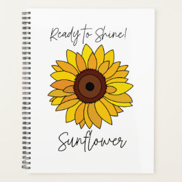 ひまわりの花を咲かせるひまわり プランナー手帳