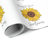 ひまわりの花を咲かせるひまわり ラッピングペーパー (ロールコーナー)