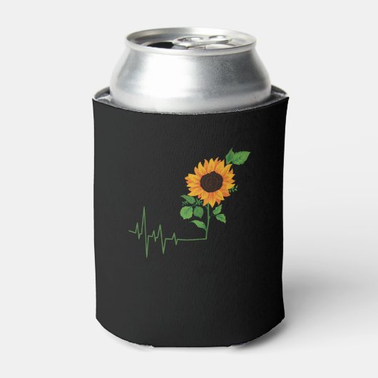 ひまわりの花ギフト 缶クーラー (缶正面)