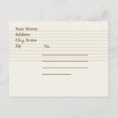 ひまわりの花ストライプと花は日付を保存 案内ポストカード (裏面)