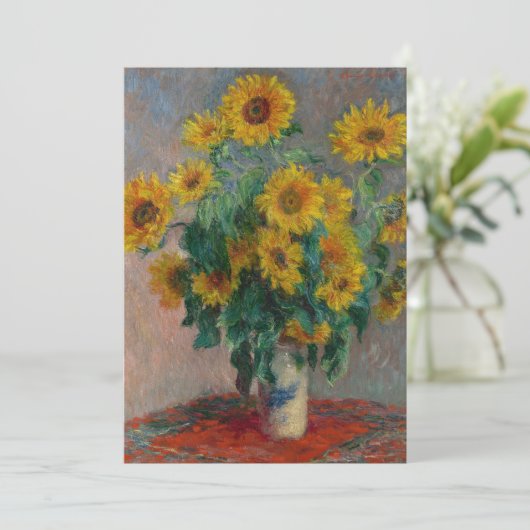 ひまわりの花束 | クロードモネ (スタンド正面)