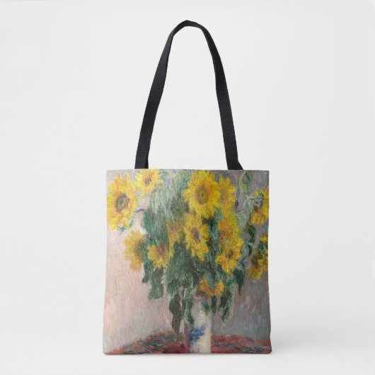 ひまわりの花束 トートバッグ (正面)