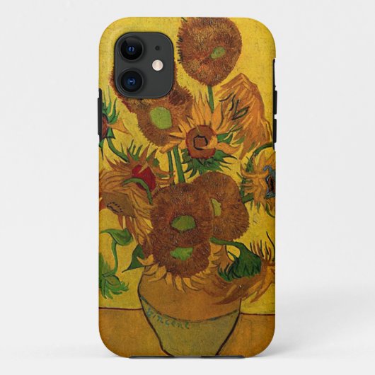 ひまわりの花瓶 Case-Mate iPhoneケース (裏面)