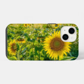 ひまわりの花畑 iPhoneケース (裏面横)