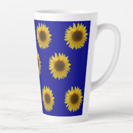 ひまわりの花 カフェラテマグ