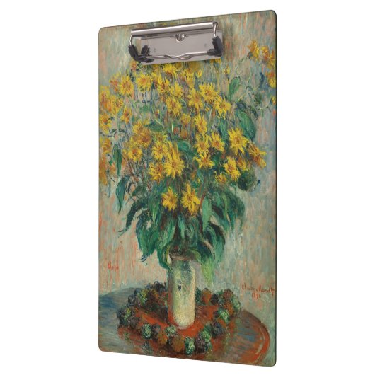 ひまわりの花（クロード・モネ， 1880） クリップボード (左)