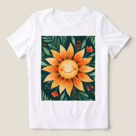 ひまわりの花 トライブレンドTシャツ
