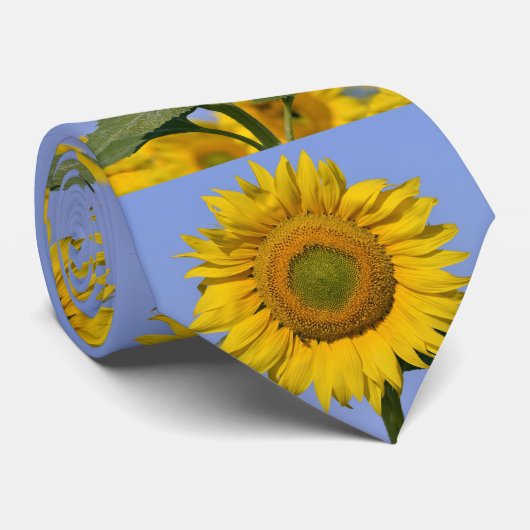 ひまわりの花 ネクタイ (ロール)