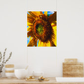 ひまわりの花 ポスター (キッチン)