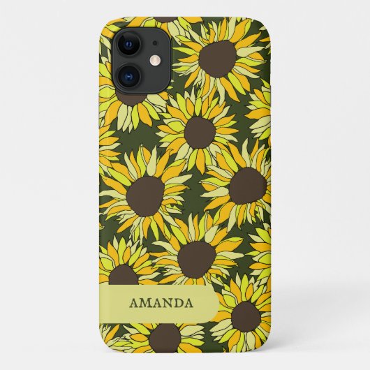 ひまわりの花 Case-Mate iPhoneケース (裏面)
