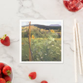 ひまわりの花（Jacek Malczewski著） スタンダードカクテルナプキン (インサイチュ)