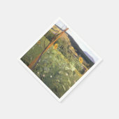 ひまわりの花（Jacek Malczewski著） スタンダードカクテルナプキン (角)