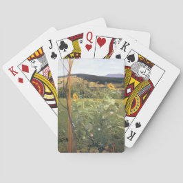 ひまわりの花（Jacek Malczewski著） トランプ