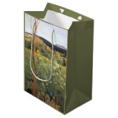 ひまわりの花(Jacek Malczewski著) ミディアムペーパーバッグ (正面アングル)