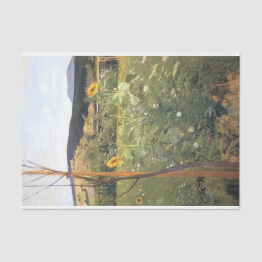 ひまわりの花（Jacek Malczewski著） 薄葉紙 (正面)