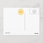 ひまわりの葉書 ポストカード (裏面)