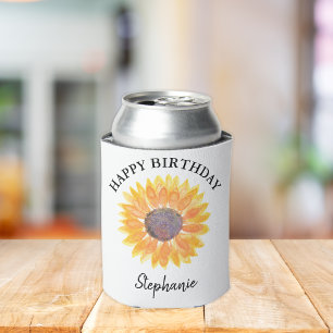 ひまわりの誕生日 缶クーラー