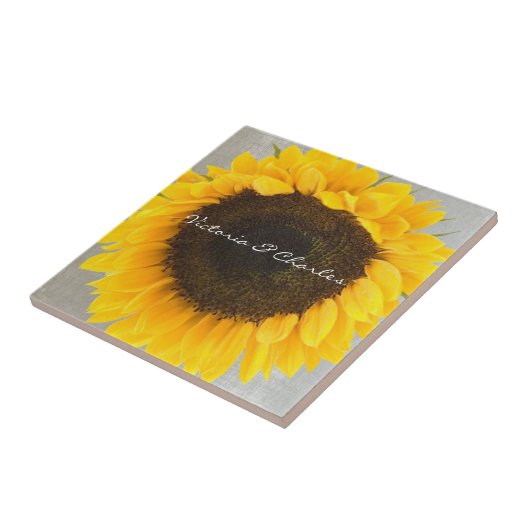 ひまわりの贈り物 タイル (側面)