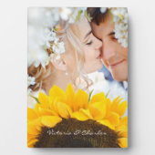 ひまわりの贈り物 フォトプラーク (正面)