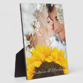 ひまわりの贈り物 フォトプラーク (側面)