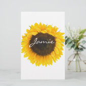 ひまわりの贈り物 便箋 (スタンド正面)