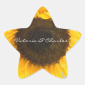 ひまわりの贈り物 星シール (正面)