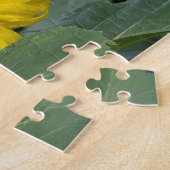 ひまわりの野 - 16x20インチ ジグソーパズル (側面)