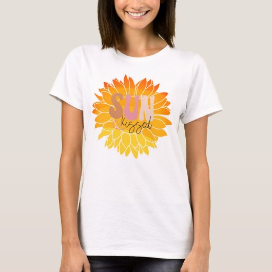 ひまわりの陽射し Tシャツ (正面)