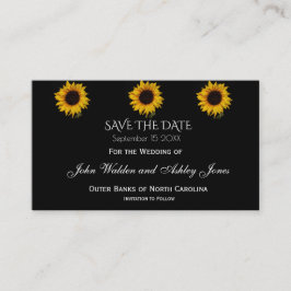 ひまわりの雫 Save The Date ポストカード