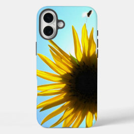 ひまわりの電話ケース iPhone 16 PLUSケース