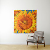 ひまわりの飾り付け。ヴァンゴッホスタイル模造。  タペストリー (インサイチュ)