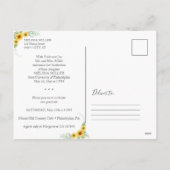 ひまわりの飾り木の卒業式 シーズンポストカード (裏面)