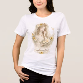 ひまわりの魂 トライブレンドTシャツ