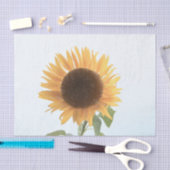 ひまわりの黄色独身のいス素朴ケッチアート 薄葉紙 (クラフト)