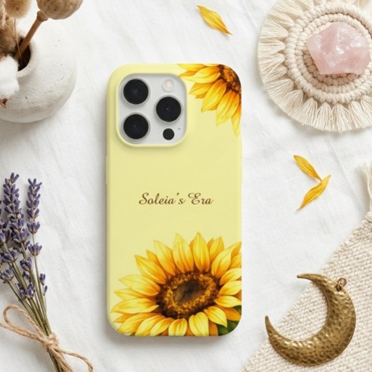 ひまわりのFunkeyミニマルモダンカスタマイズ iPhoneケース