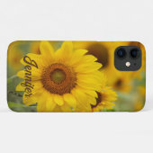 ひまわりのiPhoneカバー オーダーメイド Case-Mate iPhoneケース (裏面(横))