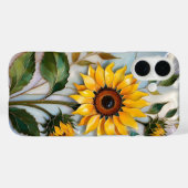 ひまわりのiPhoneケース 明るい花柄デザイン Case-Mate iPhoneケース (裏面 (横))