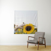 ひまわりを持つ人 タペストリー (インサイチュ)