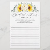 ひまわりアイボリー牡丹フローラ私のゲーム (正面)