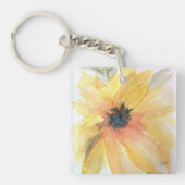 ひまわりアクリルキーチェーン キーホルダー (正面)
