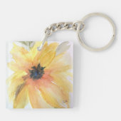 ひまわりアクリルキーチェーン キーホルダー (裏面)