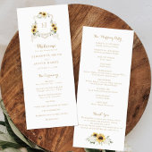 ひまわりアジサイ緑結婚の紋 プログラム