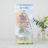 ひまわりアターンスカイ結婚式 プログラム (スタンド正面)