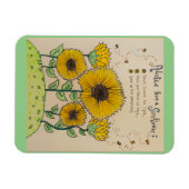 「ひまわりアドバイス」マグネット マグネット (横)